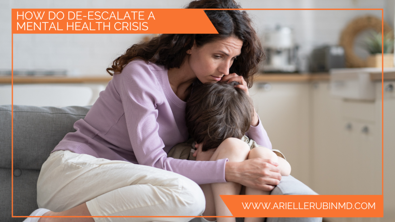 mother comforting child in crisis