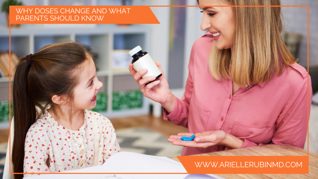 Mother and daughter discussing medication